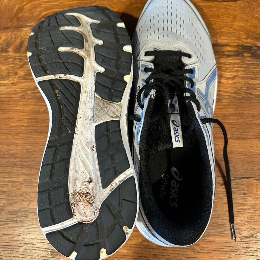 ASICS Men's Black and Gray Athletic Shoes
